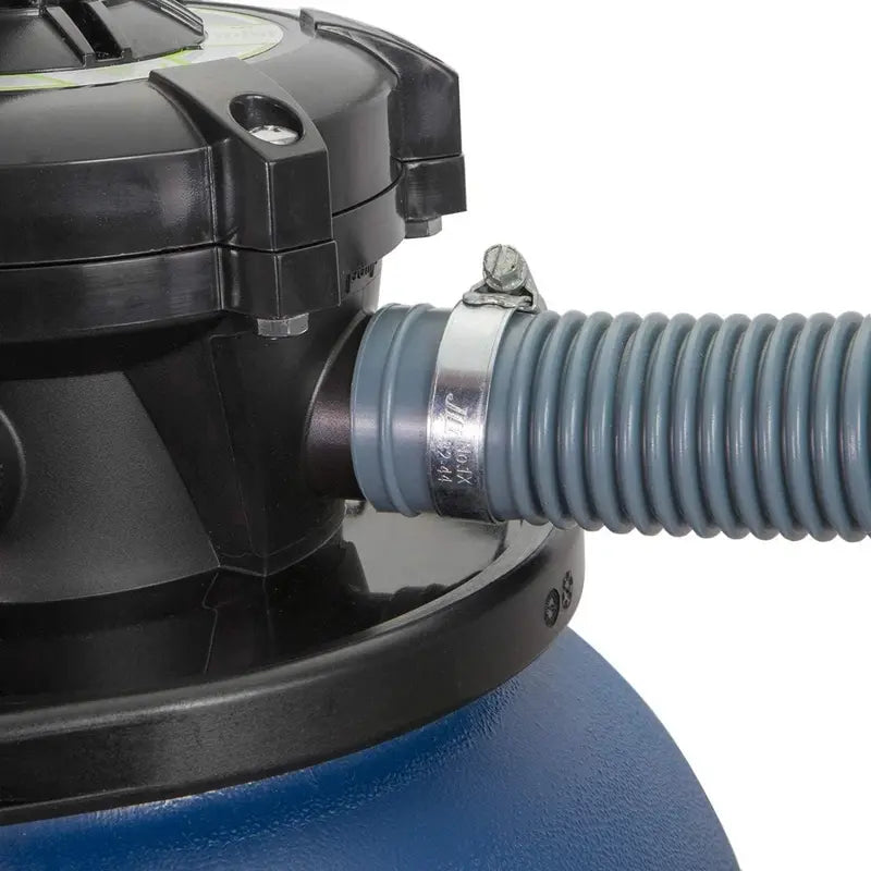13-Inch Sand Filter Pump  0.75 HP, 2400 GPH, Supports Pools up to 10,000 Gallons  1-1/4″ NPT