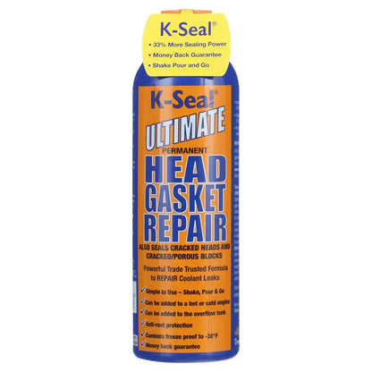 K-Seal Coolant Leak Repair, Head Gasket Sealant, Block Sealer, Radiator, Heater Core Stop Leak