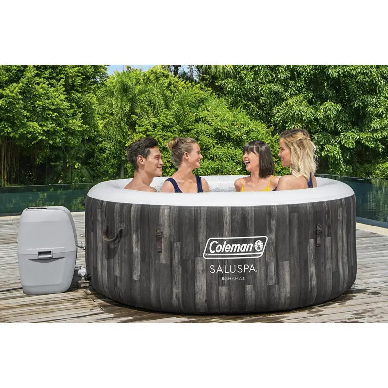 Coleman 71″ x 26″ Bahamas AirJet Inflatable Hot Tub  Outdoor Spa