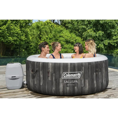Coleman 71″ x 26″ Bahamas AirJet Inflatable Hot Tub  Outdoor Spa