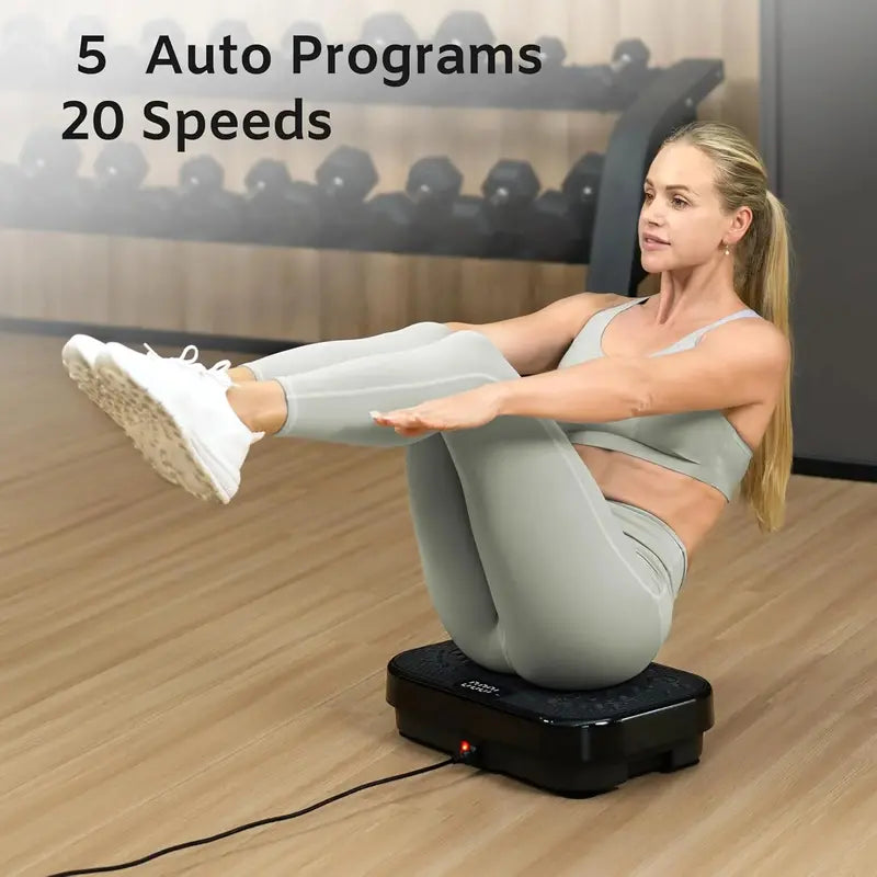 TheNeat Whole-Body Vibration Plate  Low-Noise Fitness Platform with 330-Lb Capacity & Quiet Operation for Home or Office
