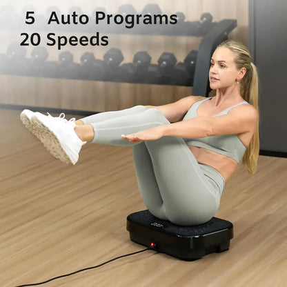 TheNeat Whole-Body Vibration Plate  Low-Noise Fitness Platform with 330-Lb Capacity & Quiet Operation for Home or Office
