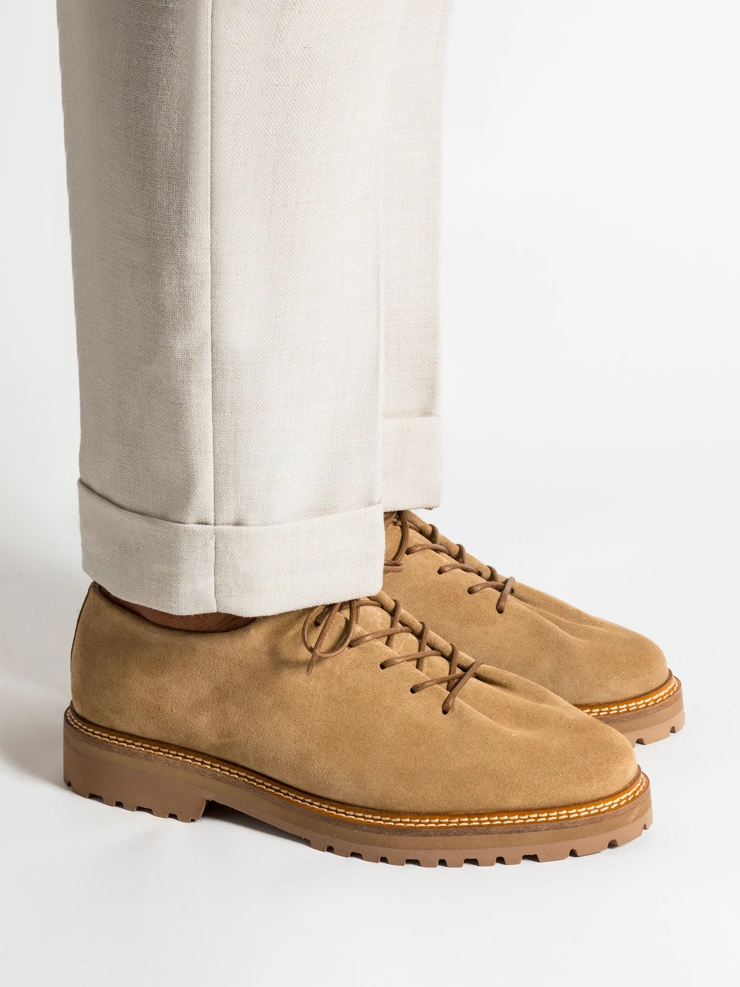 EDOUARD LUG SUEDE CAPPUCCINO