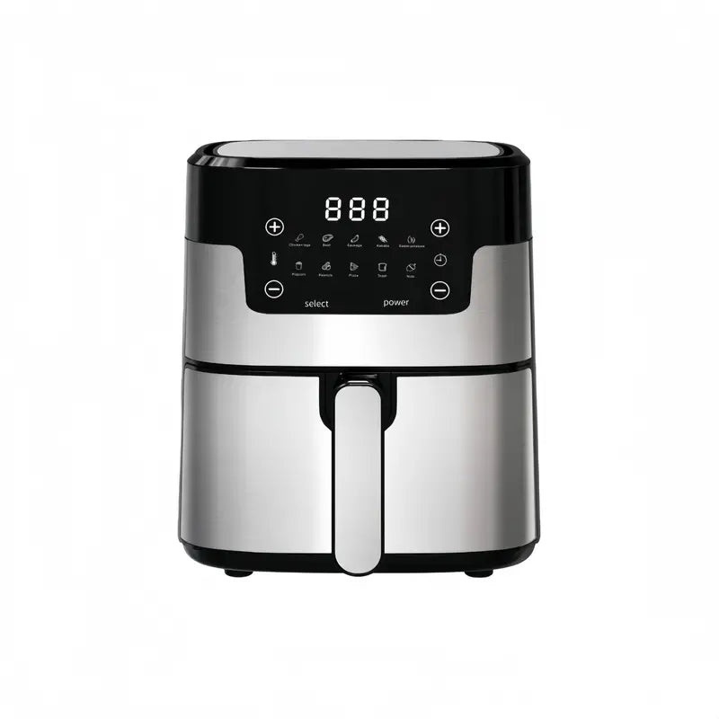 5L Touchscreen Smart Air Fryer  Premium Stainless Steel Design