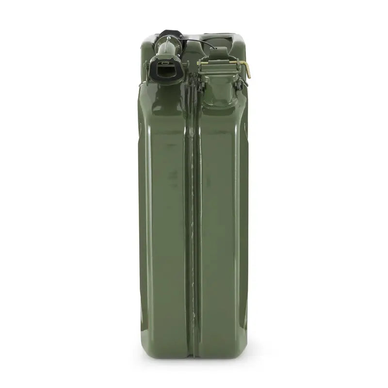 20-Liter CARB-Certified Jerry Can  Authentic Green Fuel Container with Precision Spout