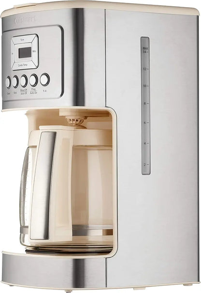 Cuisinart DCC-3200P1 Fully Automatic Coffee Maker  Brew Strength & 14 Cup Options