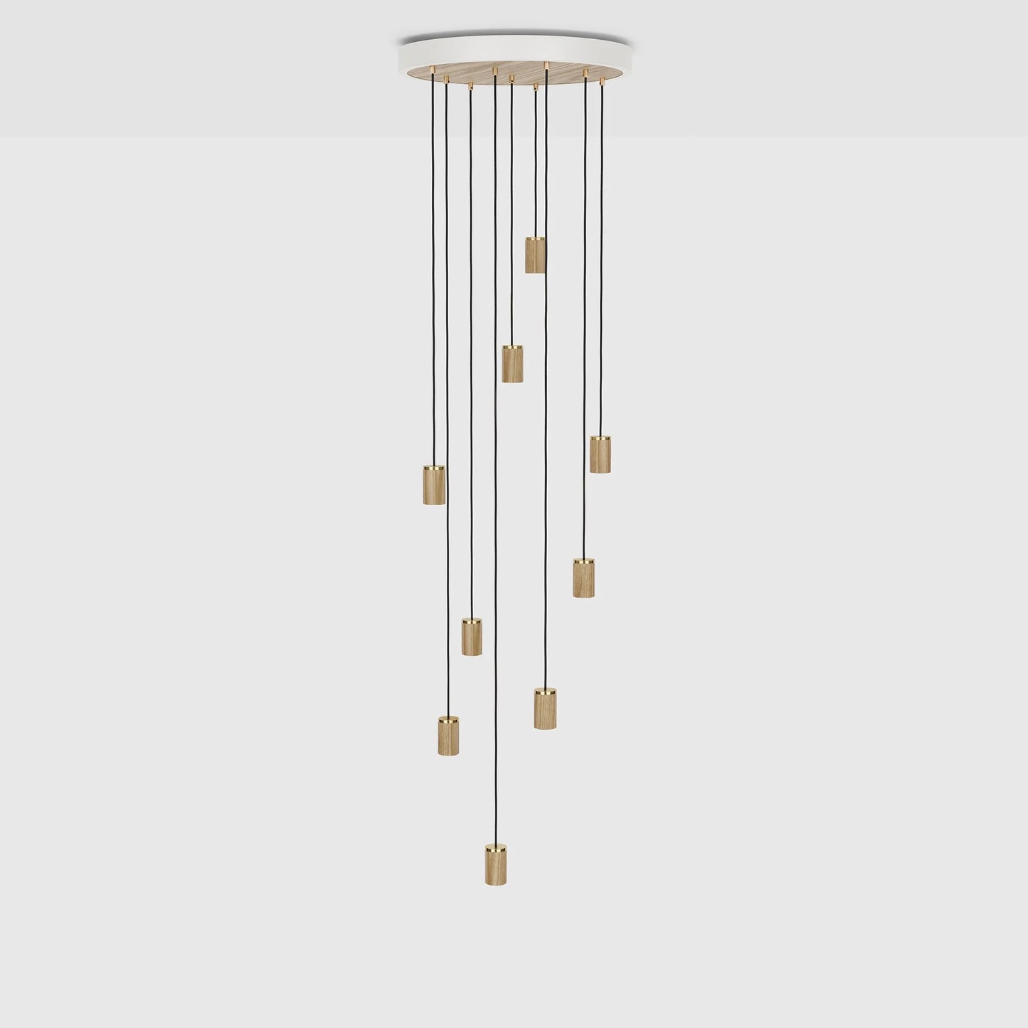 The Original Nine Pendant in Oak