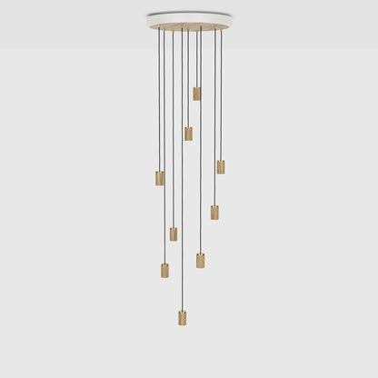 The Original Nine Pendant in Oak