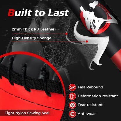 Freestanding Heavy-Duty Boxing Bag with Adjustable Fillable Base