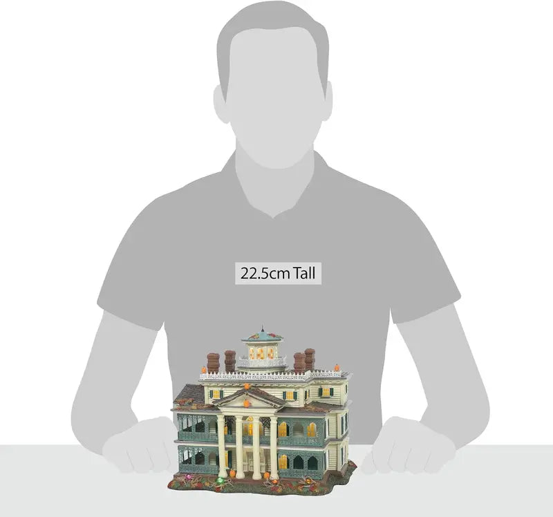 Department 56 Snow Village Haunted Mansion  Illuminated Halloween-Themed Collectible Building