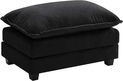 ihanherry 146-Inch Modern U-Shaped Modular Cloud Sofa  Customizable Layout