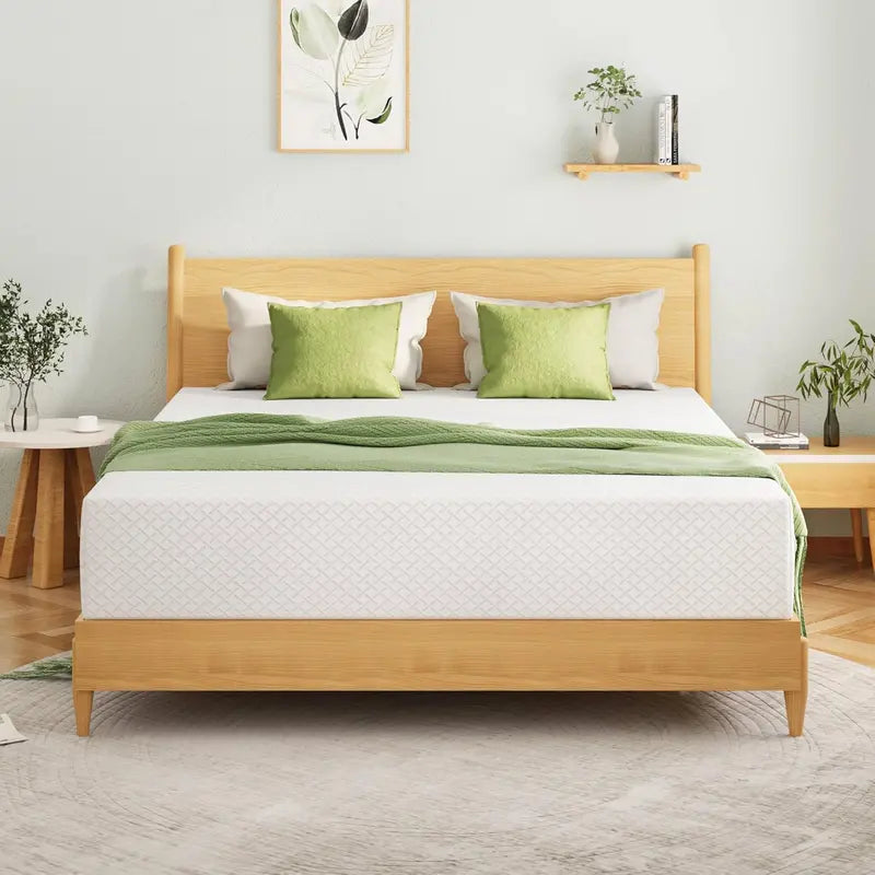 EGOHOME 8-Inch Twin Memory Foam Mattress: Medium-Firm Support with Cooling Green Tea Gel Layer, CertiPUR-US Certified, Compact 75″ x 38″ Design