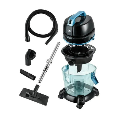 Blue Water Filtration Vacuum Cleaner  Wet/Dry Capability with HEPA Filtration and Cyclonic Separation