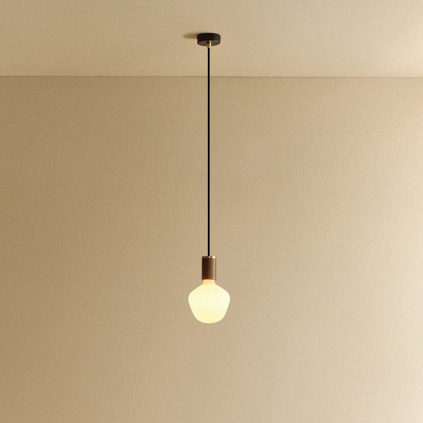 Enno Pendant Light in Walnut