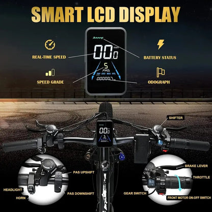 KETELES 4000W Dual-Motor Fat-Tire Electric Mountain Bike  26″, 48V/23Ah Removable Battery, UL 2849 Certified