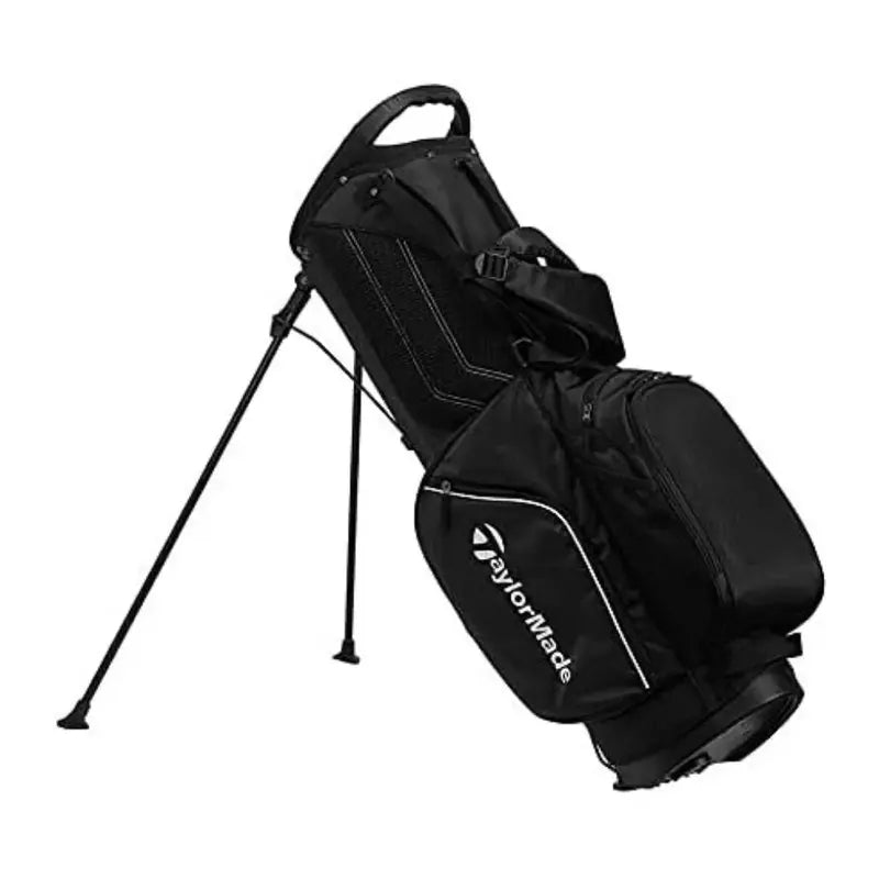 TaylorMade 5.0 ST Golf Stand Bag  Lightweight, Dual Strap Design in Black/White