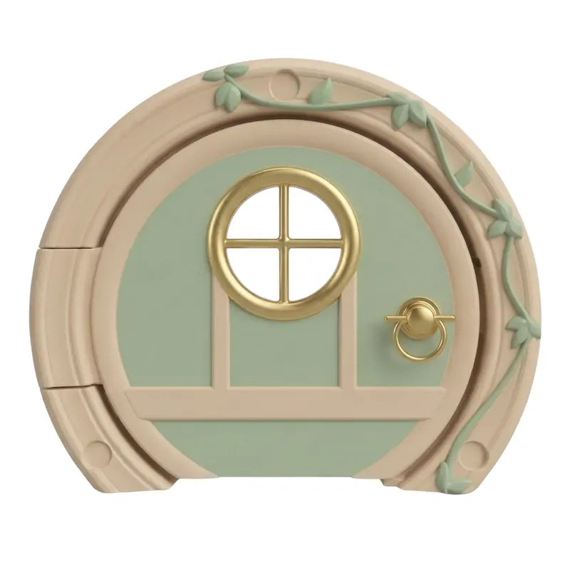 Locking Interior Cat Door with Flapless Magnetic Seal and Rotating Safety Knob