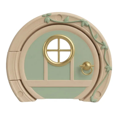 Locking Interior Cat Door with Flapless Magnetic Seal and Rotating Safety Knob