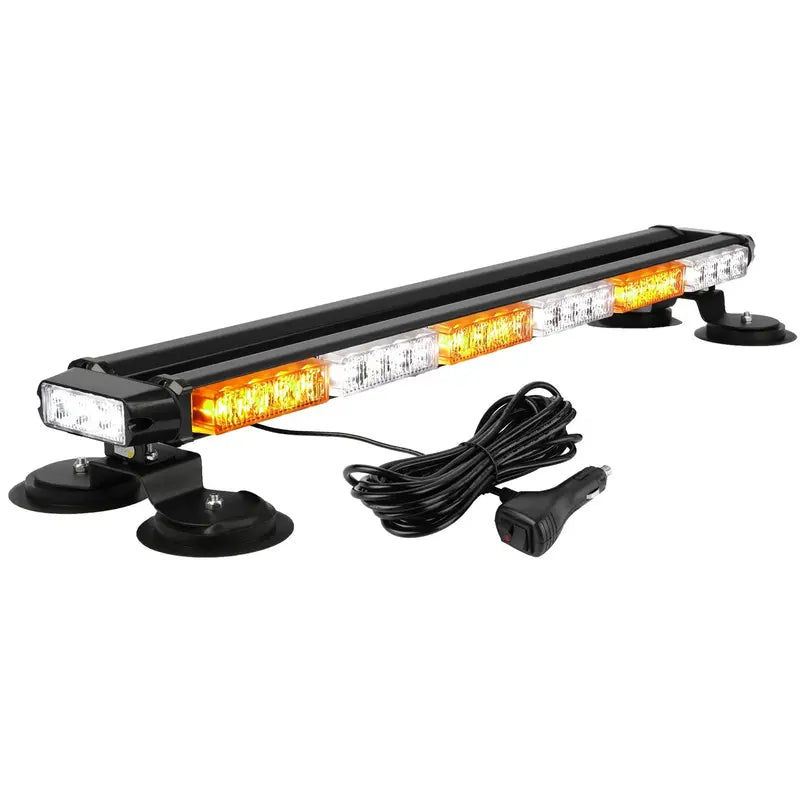 ASPL 29.5-Inch 54-LED Strobe Light Bar  Heavy-Duty Magnetic Mount Warning Light