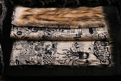 Couverture pour chat « Metis » Art - Tissu Jean-Paul Gaultier