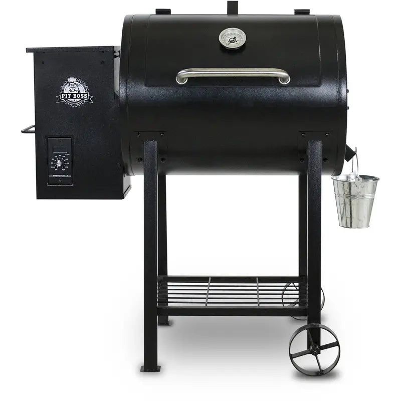 Wood-Fired Pellet Grill with Flame Broiler  700 Sq. In. Cooking Area, Smoker & Grill Hybrid