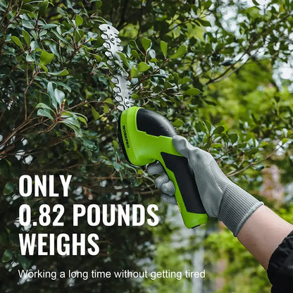 WORKPRO 7.2V Cordless 2-in-1 Shrub Trimmer & Hedge Shear  Ergonomic Pink Ribbon Model