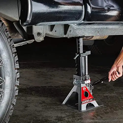 Powerbuilt 3-Ton All-in-One Bottle Jack with Integrated Jack Stands  6000 lb Total Load Capacity