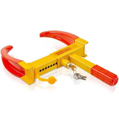 Heavy-Duty Trailer Wheel Clamp  Anti-Theft Lock for RVs, Trailers, and Commercial Vehicles