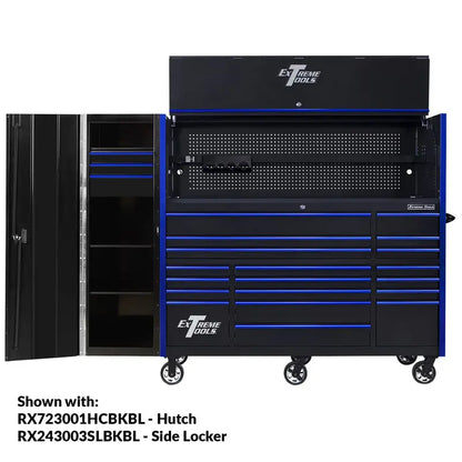 Extreme Tools RX250 72-Inch Roller Cabinet  19-Drawer Heavy-Duty Tool Storage with 250-Lb Slides