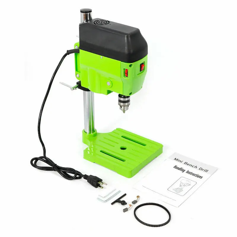 Mini Electric Bench Drill Press Stand Compact Portable Workbench Metal Drilling Repair Tool Expanding Drilling Machine 480W DIY Tool