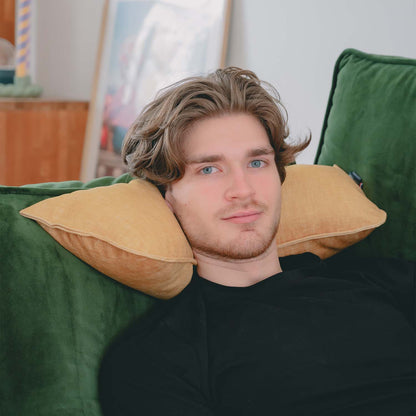 Coussin repose tête et de décoration · EPICUR Zeus (velours)