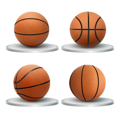 Durable Rubber Basketball Kit with Air Pump for Indoor and Outdoor Play