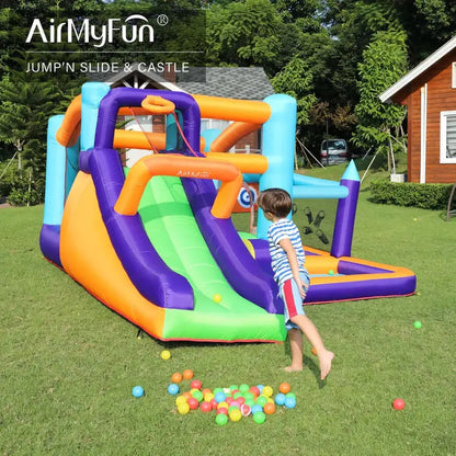 AirMyFun Inflatable Outdoor Bounce House  Full-Size Jumping Bouncer for Backyard Play