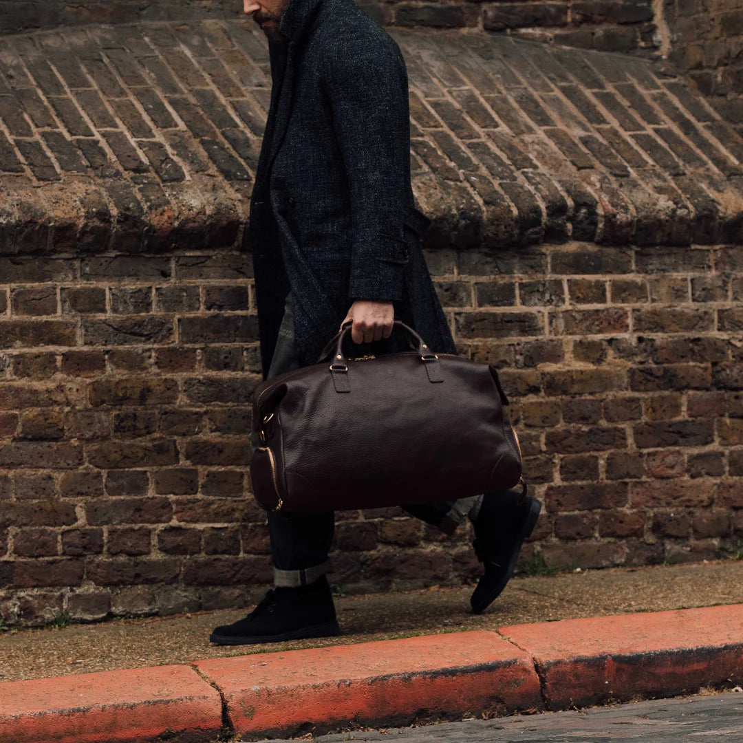Leather Weekender - Brown