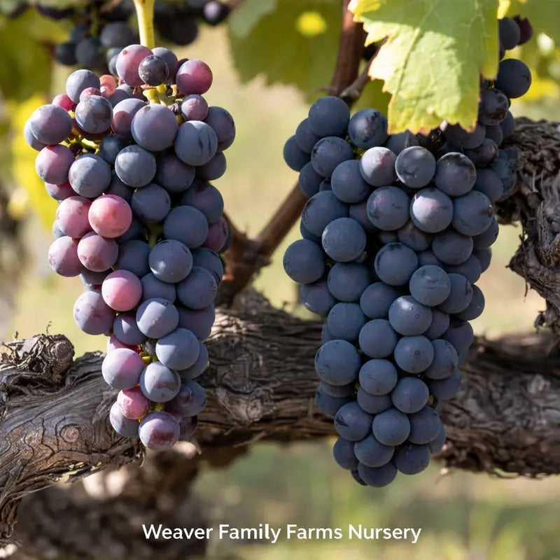 Jupiter Grape Vine  Hardy, Seedless, Blue Table Grape Variety