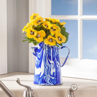 Blue Marble Enamelware Coffeepot by Home Marketplace