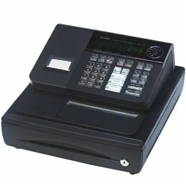 Casio PCR-T280 Thermal Cash Register  1200 PLUs, Antibacterial Keyboard, Multi-Operator Support