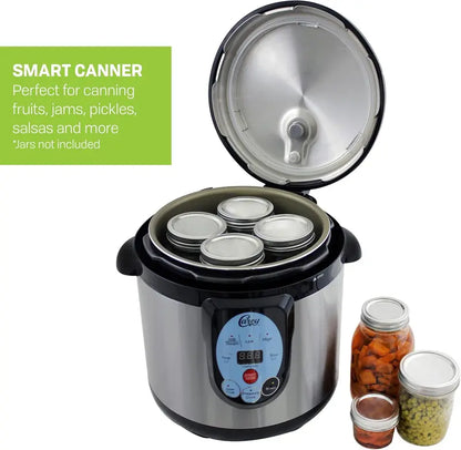 CAREY DPC-9SS Smart Pressure Canner  9.5 Qt Stainless Steel Electric Canning & Cooking System