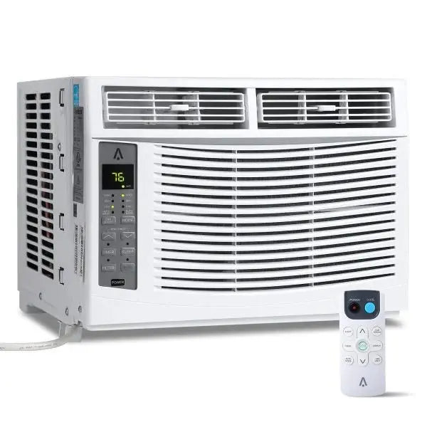 6000 BTU Window Air Conditioner  115V, Reusable Filter, Energy-Efficient Cooling for Up to 250 sq. ft.