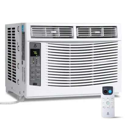 6000 BTU Window Air Conditioner  115V, Reusable Filter, Energy-Efficient Cooling for Up to 250 sq. ft.