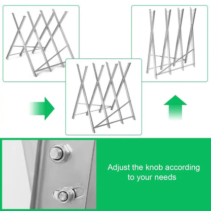 Portable Folding Sawhorse  Lightweight, Sturdy Support Stand for DIY Projects & On-Site Work
