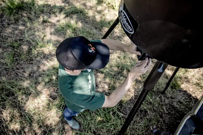 Wildgame Innovations 225 lb Quick-Set Game Feeder with Digital Timer and Large Capacity
