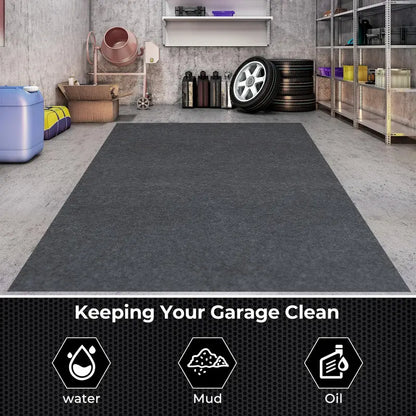 Heavy-Duty Garage Floor Mat  Protective, Non-Slip Surface for Workshop or Driveway