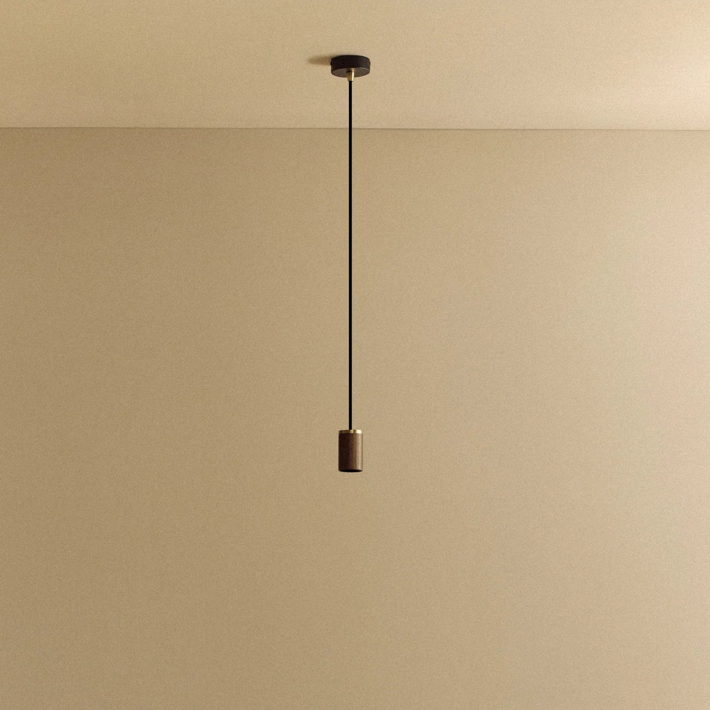 Knuckle Pendant in Walnut
