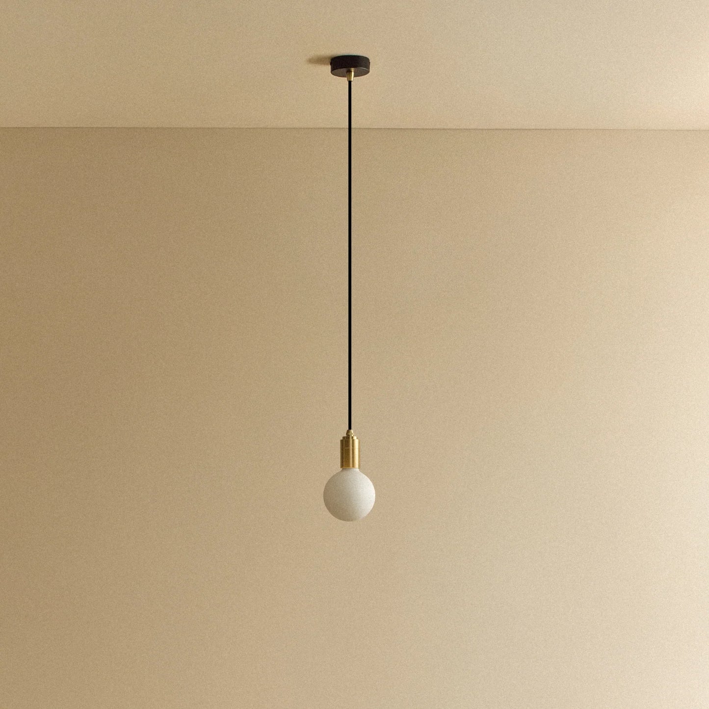 Sphere III Pendant Light in Brass