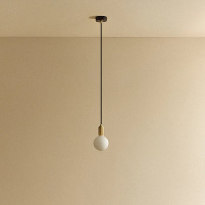Sphere III Pendant Light in Brass