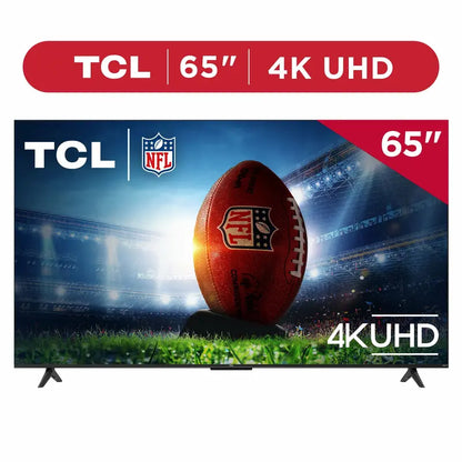 TCL 65″ 4K UHD HDR Roku Smart TV | 4-Series | Voice Control | Dual-Band WiFi | 4 HDMI Inputs
