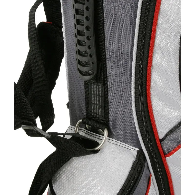 PowerBilt Dunes 14-Way Golf Stand Bag, Black/Blue, Lightweight with Pockets & Dividers