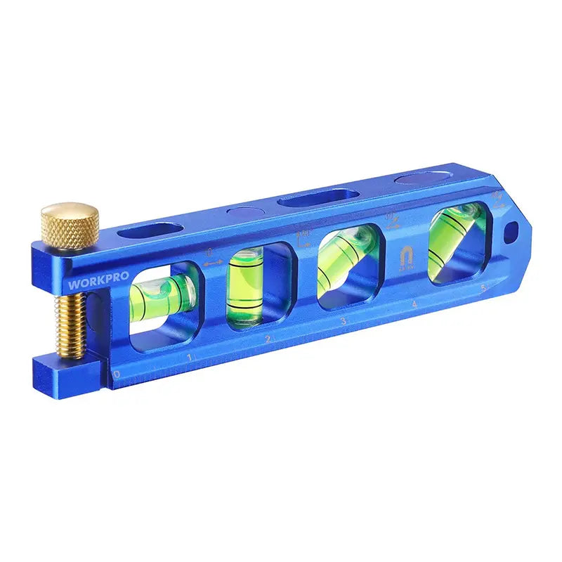 WORKPRO 6.3-Inch Conduit Bending Level  Dual-Vial Aluminum Angle Gauge for Electrical Installations