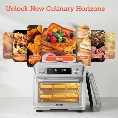 COSORI 12-in-1 Smart Air Fryer Toaster Oven  Countertop Convection Oven with Airfry Function